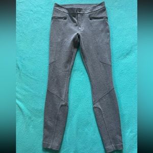 Athleta 2.0 Ponte Moto Pants Gray Leggings Size 2‎